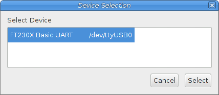 micropeak device dialog