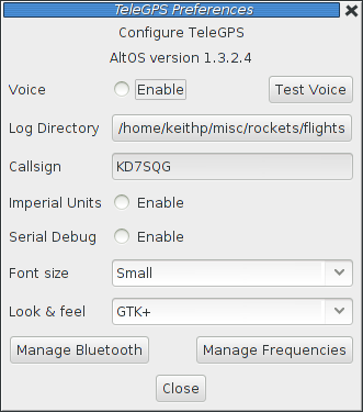 telegps preferences